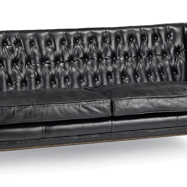 Leather Equestrian Sofa
